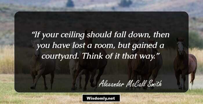 If your ceiling should fall down, then you have lost a room, but gained a courtyard. Think of it that way.